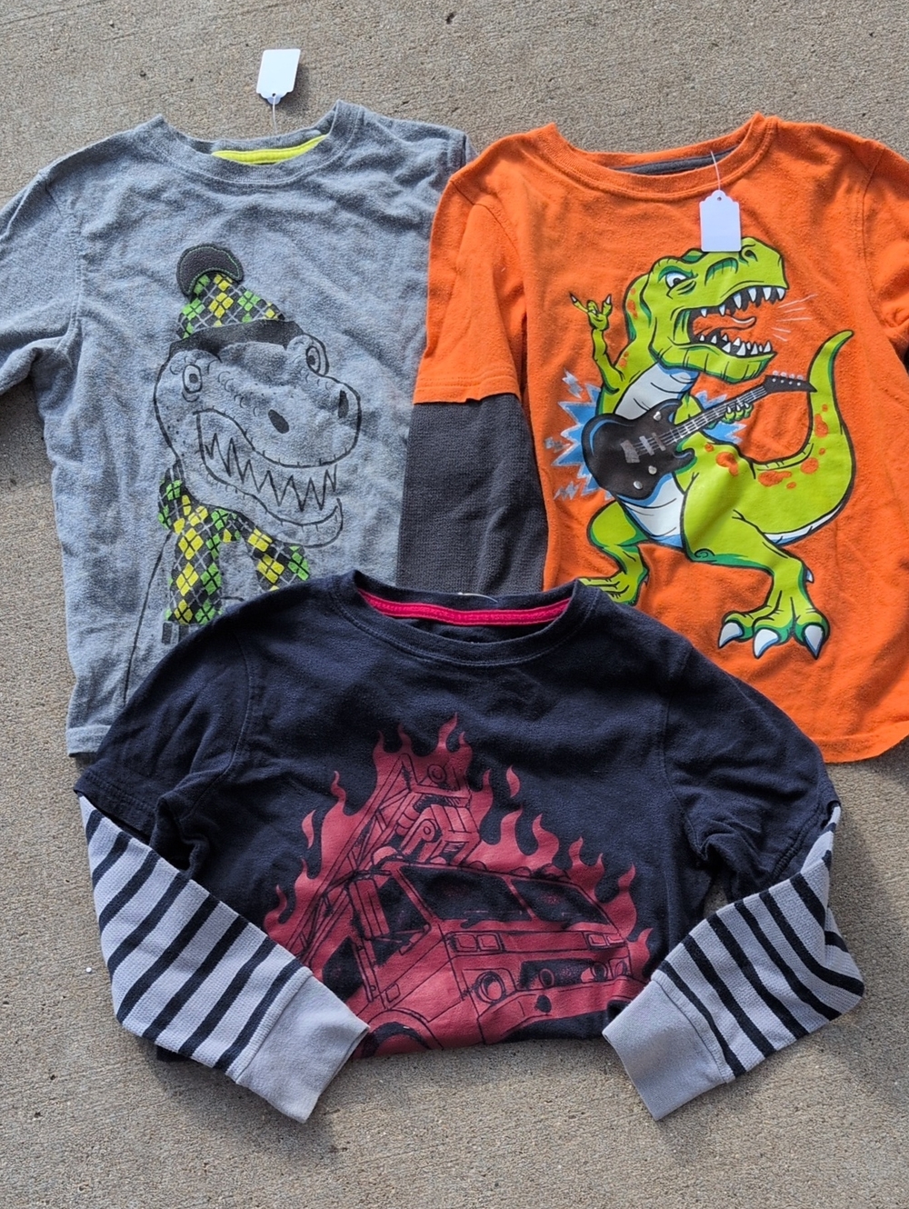3 Long Sleeve size 7 shirts